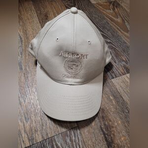 Cadillac Airport Embroidered Mens Baseball Hat Cap Beige Strapback OSFA